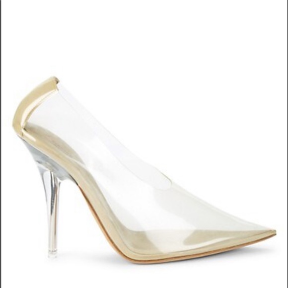 YEEZY authentic Transparent Stiletto Pumps - Picture 1 of 8